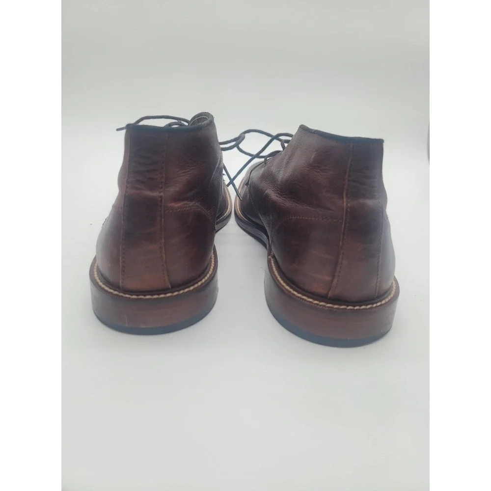 Banana Republic Leather Chukka Boots Mens 10.5 Brown Lace Up Ankle Boots